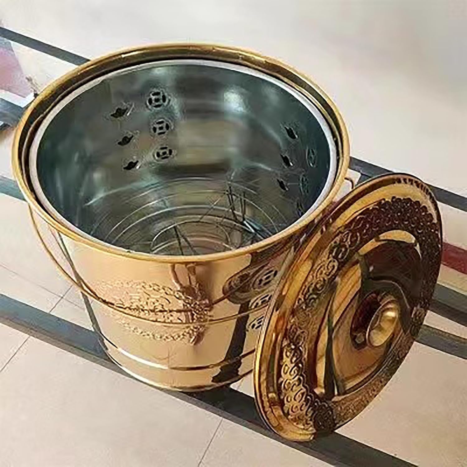 Burn Barrel, Fire Pit, Burn Cage, Backyard Fire Pit, Incinerator, Burn Barrel for Yard Waste, for Wood Rubbish Leaves Burning (Size : Medium) (One Color Small)