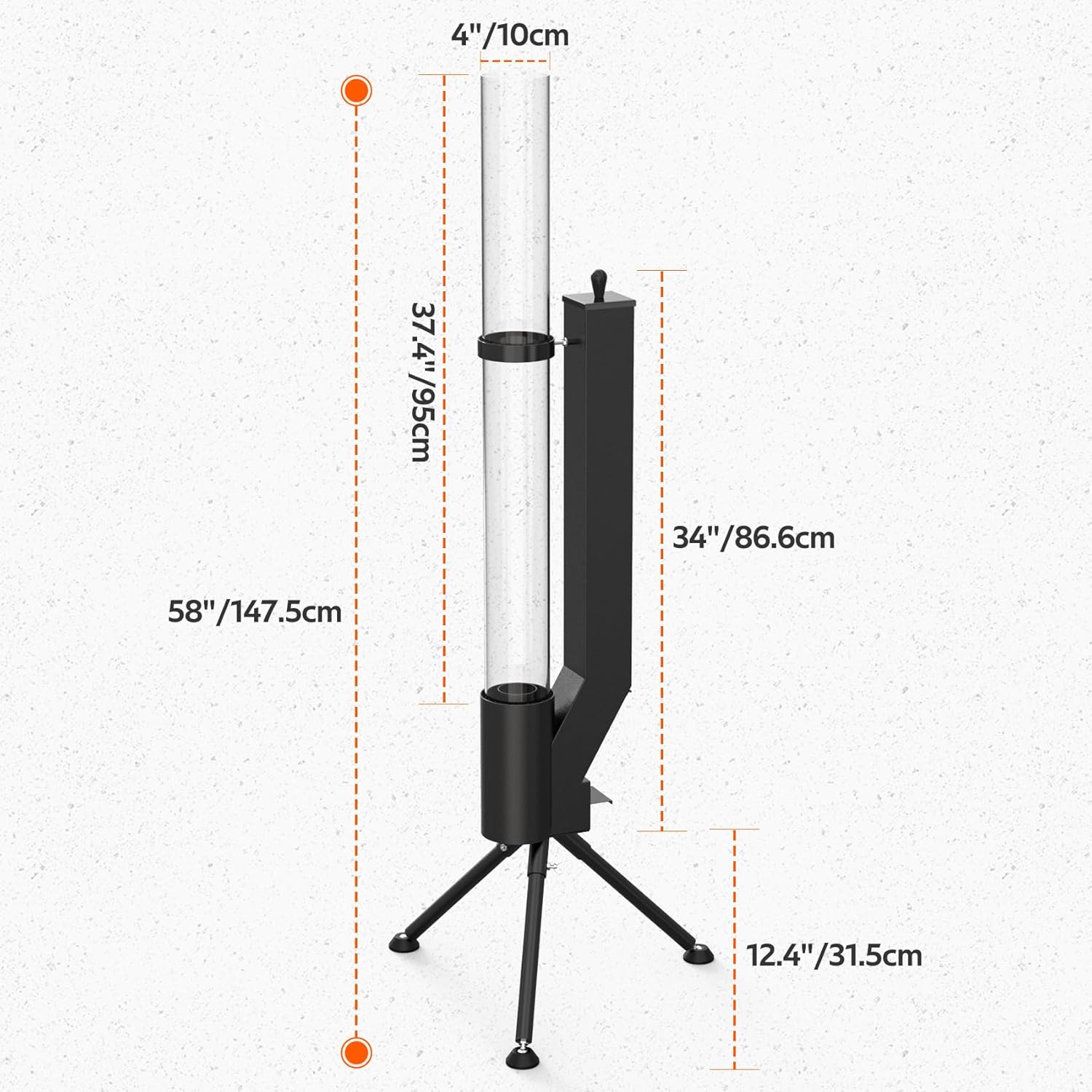 ONLYFIRE OUTDOOR LIVING Patio wood pellet Fire Pit with Ash Tray, Portable Pellet Heater for Camping Backyard Porch Coffee Shop Outside Restaurant, Bonfire Party, RV, Tailgating, Beach, FP042