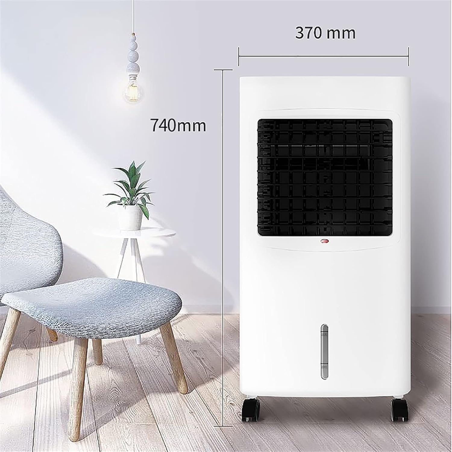 Evaporative Coolers Portable Air Conditioner - 12000 BTU with Remote Control - Mobile Heating and Cooling Unit, Energy Class