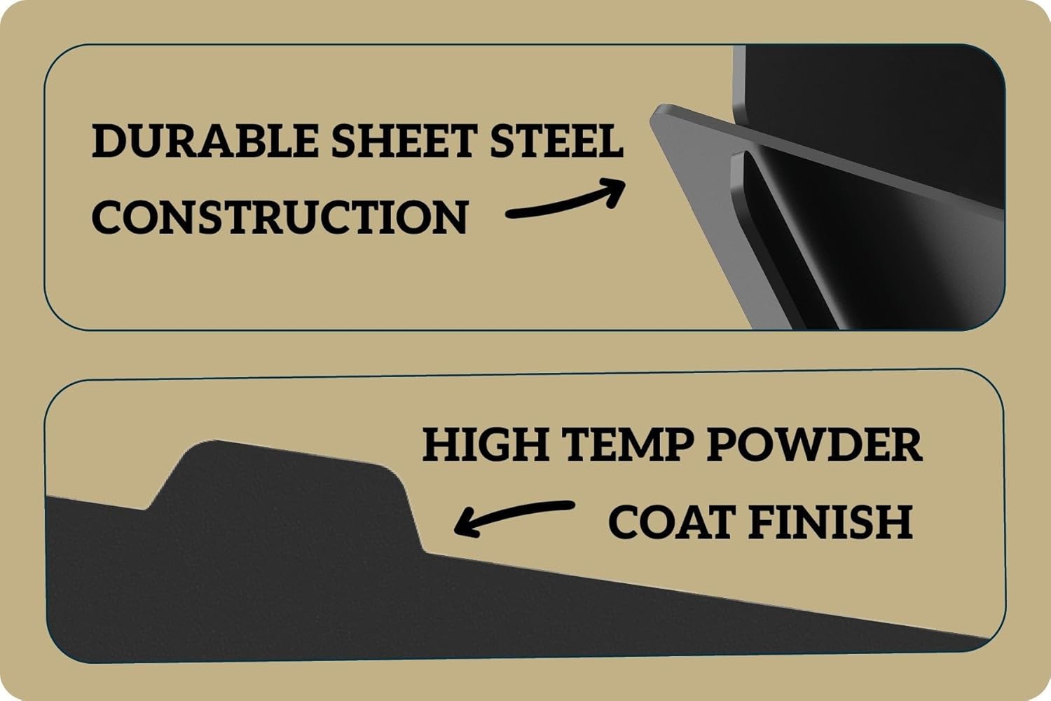 Tarter Large Outdoor Fire Pit - 7-Piece Hexagonal Wood Burning Fireplace for Camping & Bonfires - Portable & Easy Assembly Design - Heavy Duty & Durable Sheet Steel, Powder Coated Finish