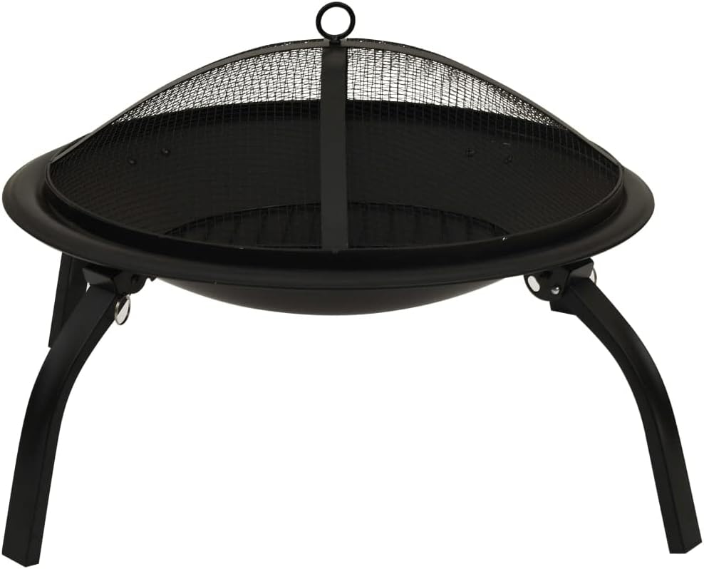YAFF 2-in-1 Fire Pit and BBQ with Poker 22