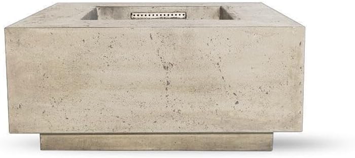 Lakeview Outdoor Designs Prism Hardscapes Tavola 2 36-Inch Propane Square Fire Pit Table - Natural - PH-406-3LP