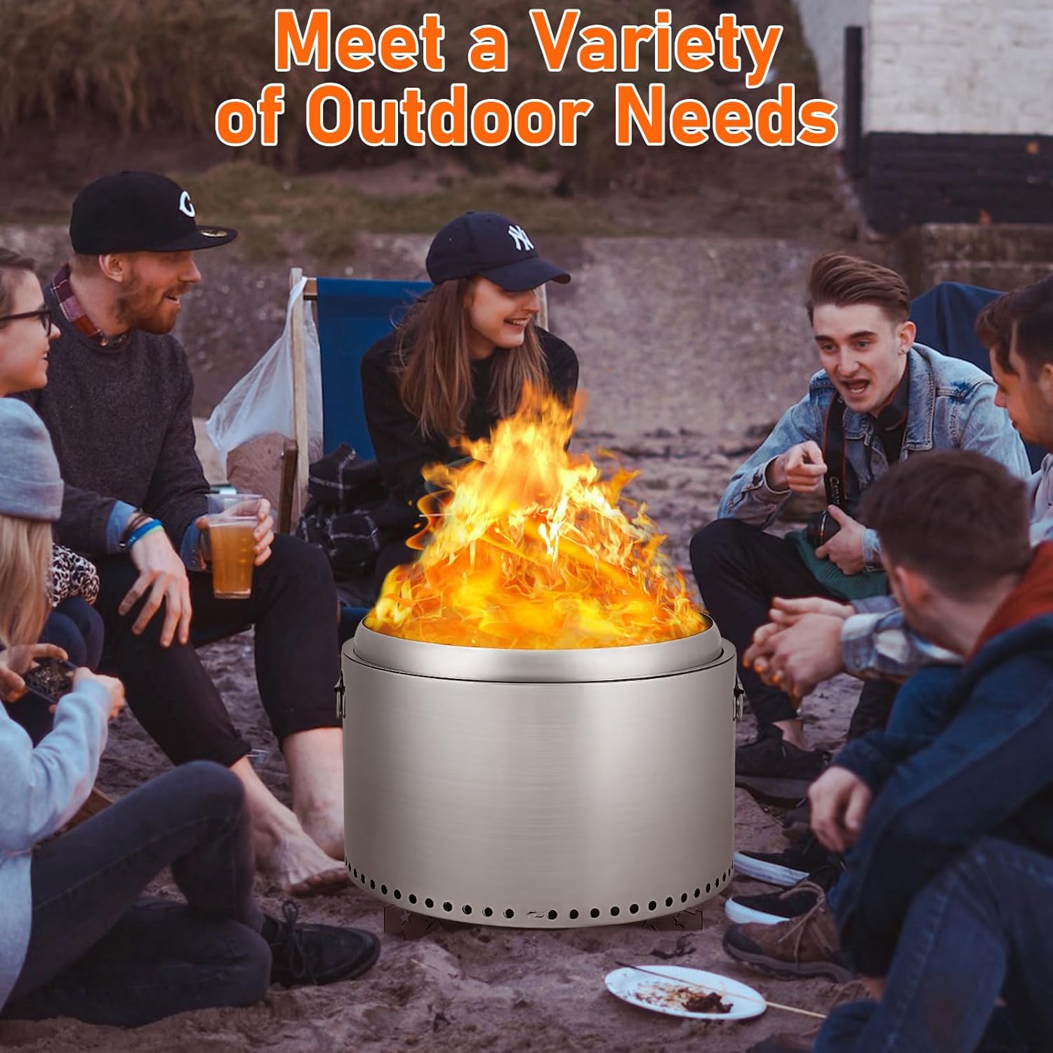 Smokeless Fire Pit, 20.5
