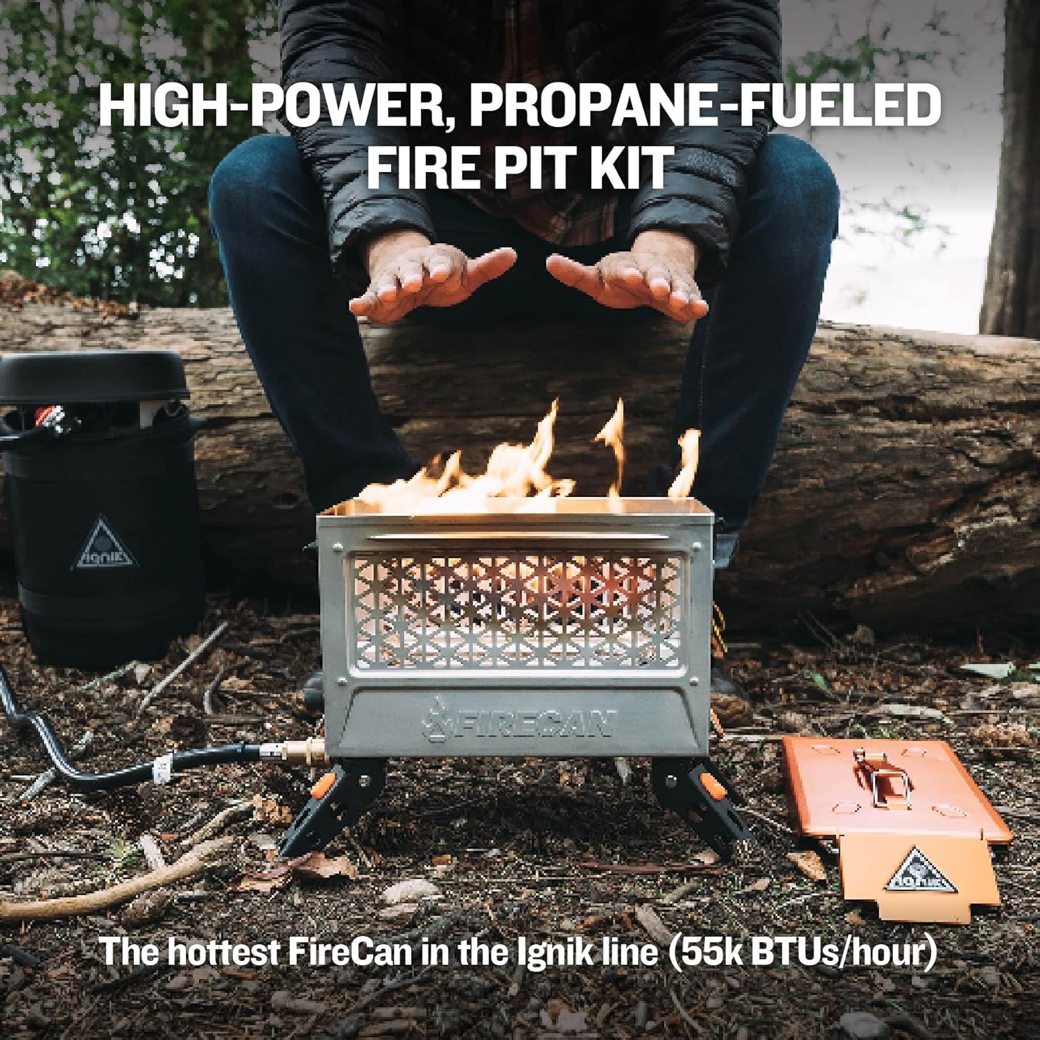 Ignik FireCan Elite High-Powered Portable Propane FirePit