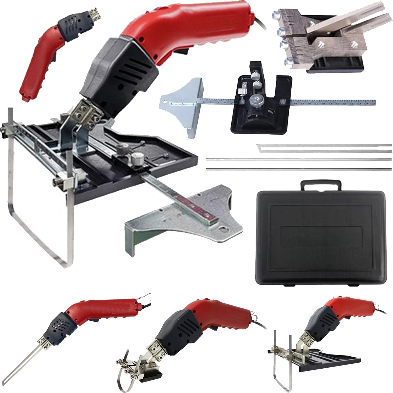 500℃ Hot Knife Foam Cutter,5s Fast Heating,15-Speed Temperature Adjustment,Dual Fan Cooling,With Electronic Micro Switch,Close When Released,Suitable for Slotting/Cutting of Rubber, Nylon and Fiber