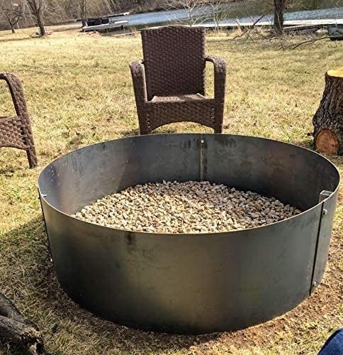 Higley Welding 11 Ga Steel Fire Pit Campfire Ring 14 Deep x 30