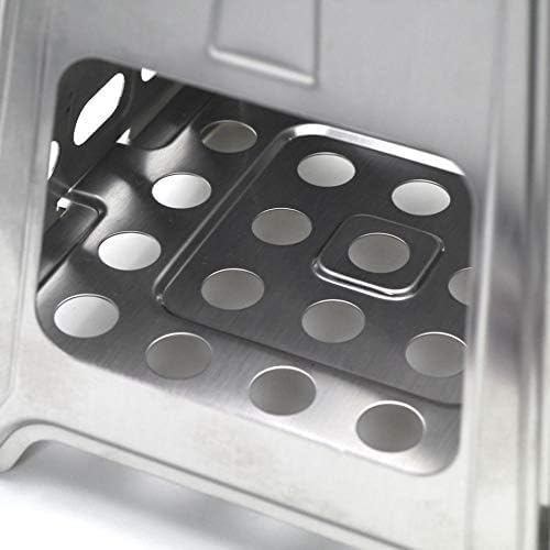 Outdoor Fire Pit, Foldable Portable Wood Stove, Fire Pits for Garden Stainless Steel Made Outdoor Fire Pits Are Suitable for Outdoor Garden Travel. Ventilated on all sides