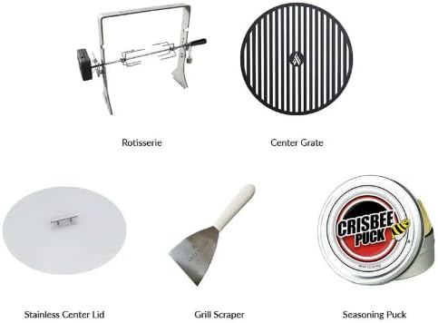 ARTEFLAME Charcoal BBQ Grill, Griddle, and Fire Pit Bundle | Gourmet Outdoor Cooking Essentials | Steakhouse Searing Set (40