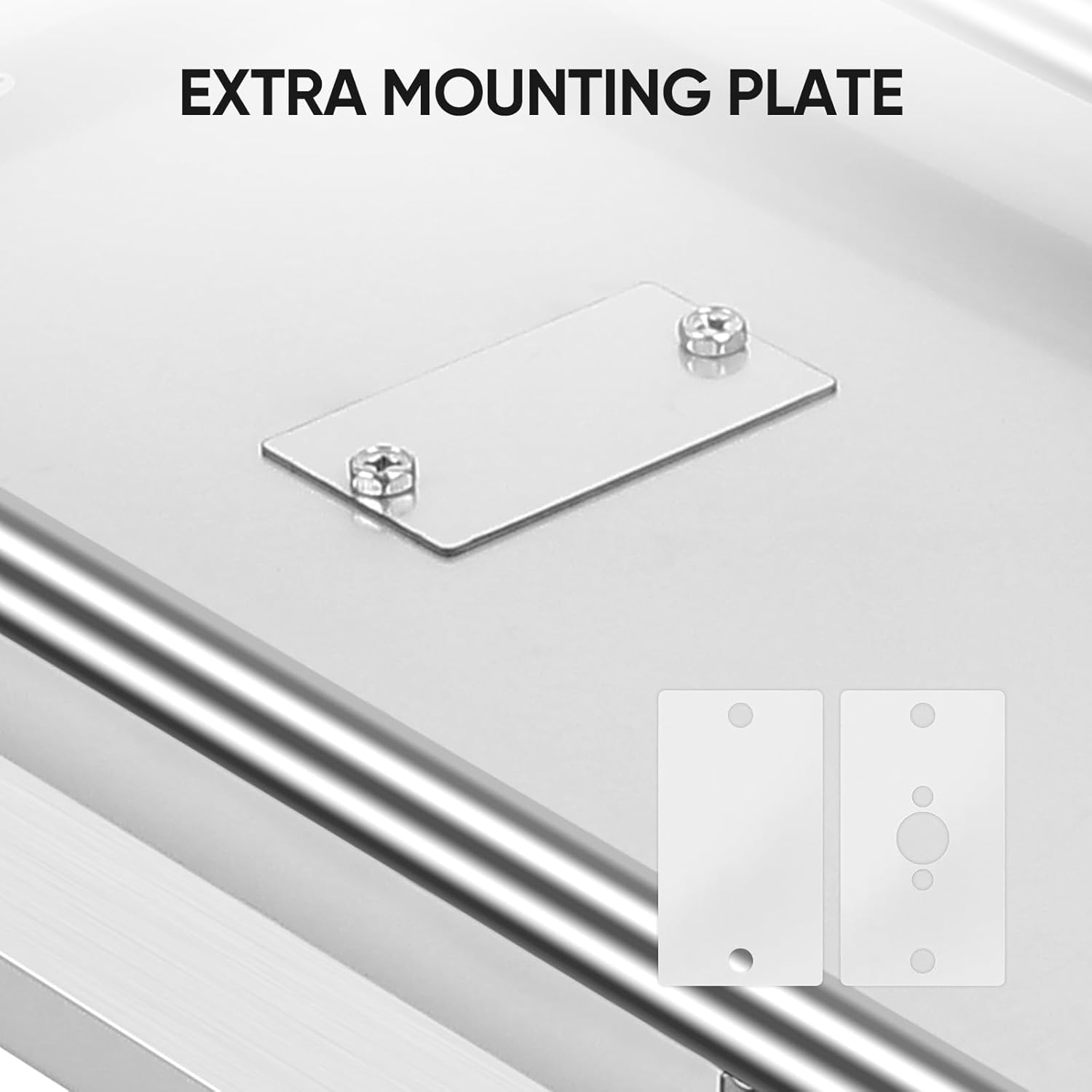 FAHKNS 48 x 14 inch H-Shaped Drop-in Fire Pit Pan, Stainless Steel 304 Fire Pit Burner, Propane Gas Fire Pan for Indoor Outdoor Use, 185,000 BTU Max