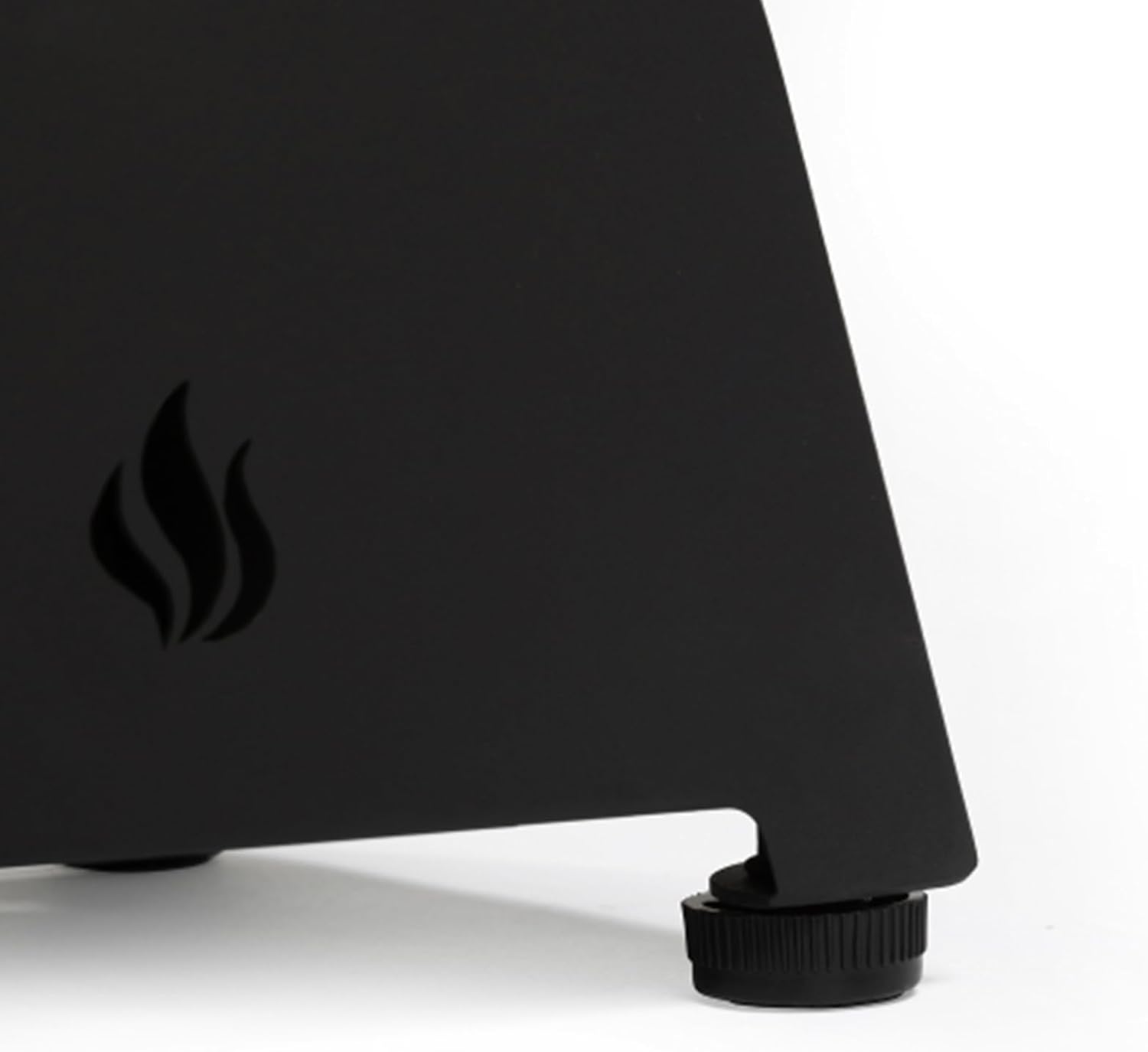 28 Inch Tabletop Fire Pit, Propane Gas Fire Pit with Quick Connect Fittings, Glass Windshield and Volcano Rock, Outdoor Portable Tabletop Fire Pit