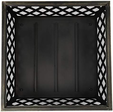 67.01 x 67.01 x 58.42)cm (L x W x H) Steel brazier grill Spark Protection ,Brazier for Patio,Backyard,Garden,Beach,Camping,Picnic