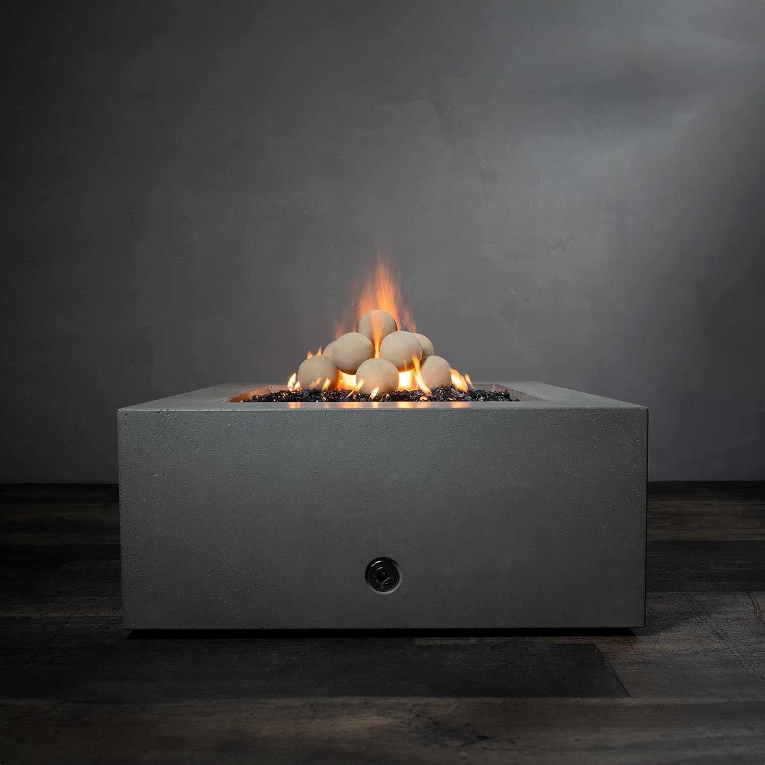 Starfire Designs Ceramic Fire Balls | Use in Fireplace or Fire Pit | Outdoor & Indoor Fire Balls for Natural Gas or Propane Fires | Decorative Landscaping | Pack of 12 | Beige