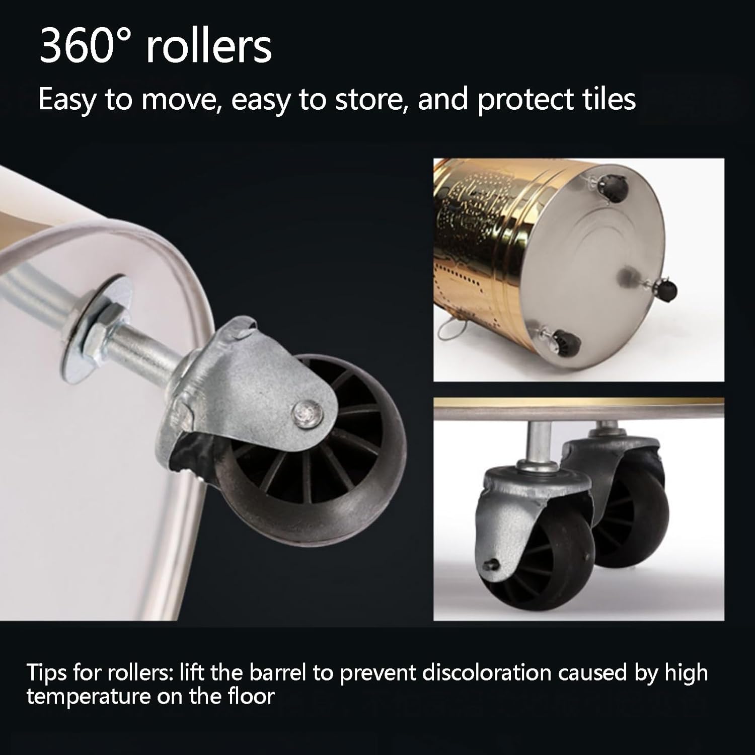 Stainless Steel Outdoor Smokeless Incineration Barrel for Paper, Leaf, Trash - Garden Burn Barrel & Fire Pit