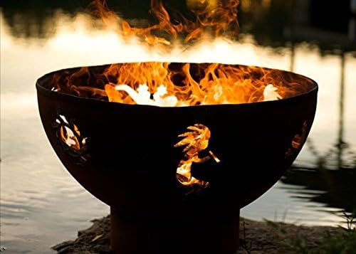 36 in. Kokopelli Match Lit Fire Pit, Propane