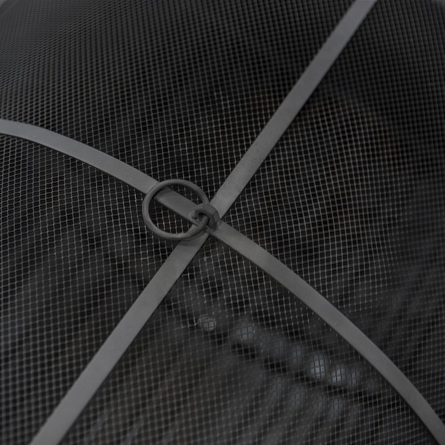 35-Inch Large Oval Barrel Wood Burner Firepit Patio Firebowl for Outside Use - Outdoor Wood Burning Fire Pit with Spark Screen and PVC Cover Protector, Black