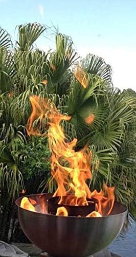 EasyFirePits Complete LP Basic Fire Pit Kit & Choices of Lifetime Warr 316 Stainless Burner (72.0, Torch72B-3pk)