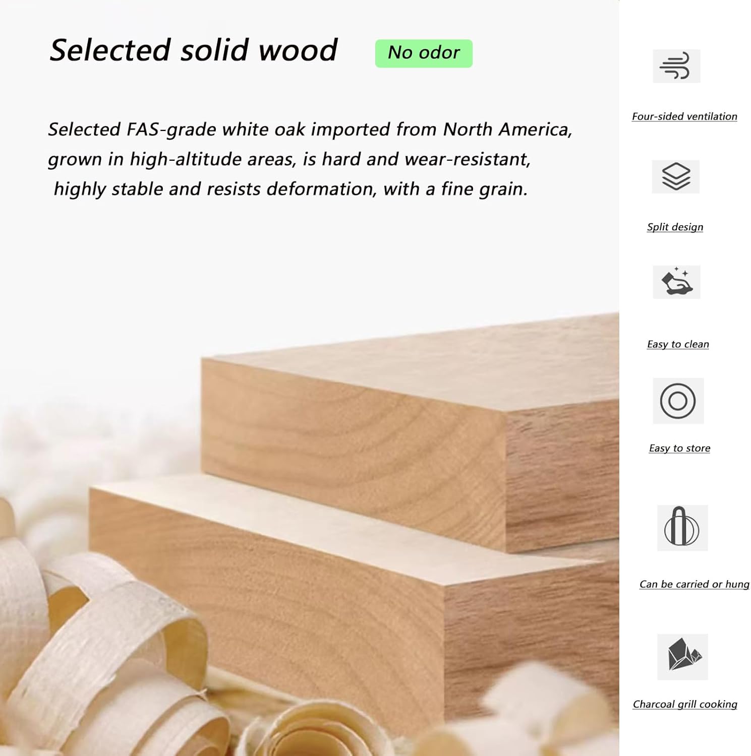 Portable Small Patio Table BBQ Table, Fireside Tea Table, Outdoor Wood-Burning fire Pit. Portable fire Pit is Suitable for All Seasons, Home, Outdoor Activities and Camping.