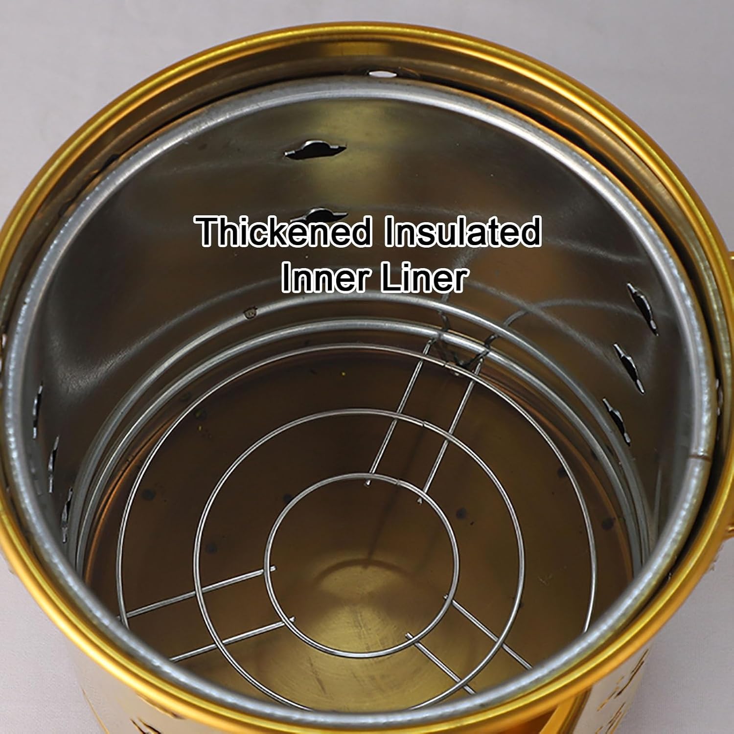 Burn Barrel, Fire Pit, Burn Cage, Backyard Fire Pit, Incinerator, Burn Barrel for Yard Waste, for Wood Rubbish Leaves Burning (Size : Medium) (One Color Small)