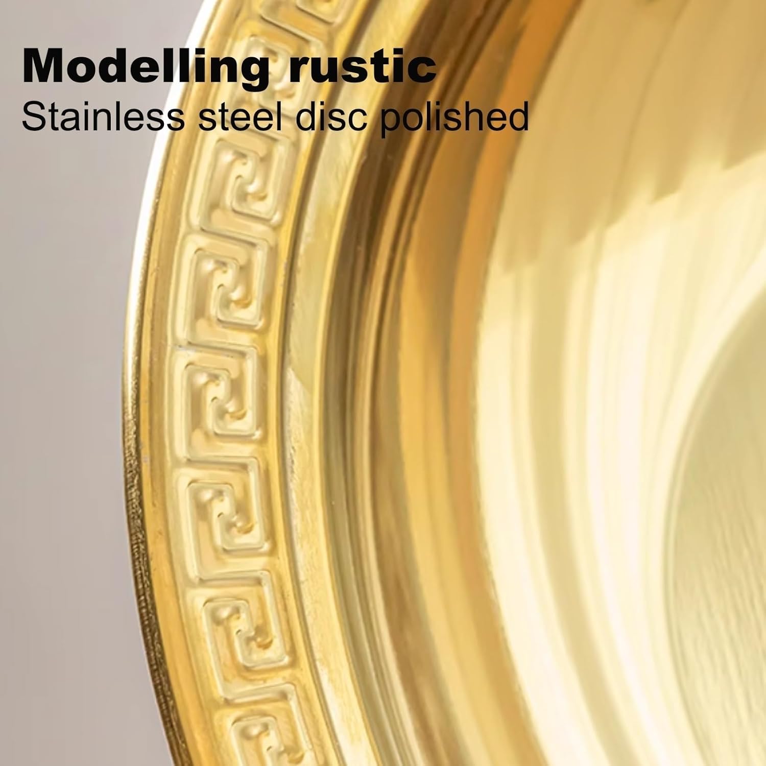 Burning Basin Stainless Steel Home, Fire Pit Bowl for Outdoor Wood Burning, Mirror Surface Treatment, Clean and Bright, for Patio Backyard Camping Deck Picnic(Gold,Large)