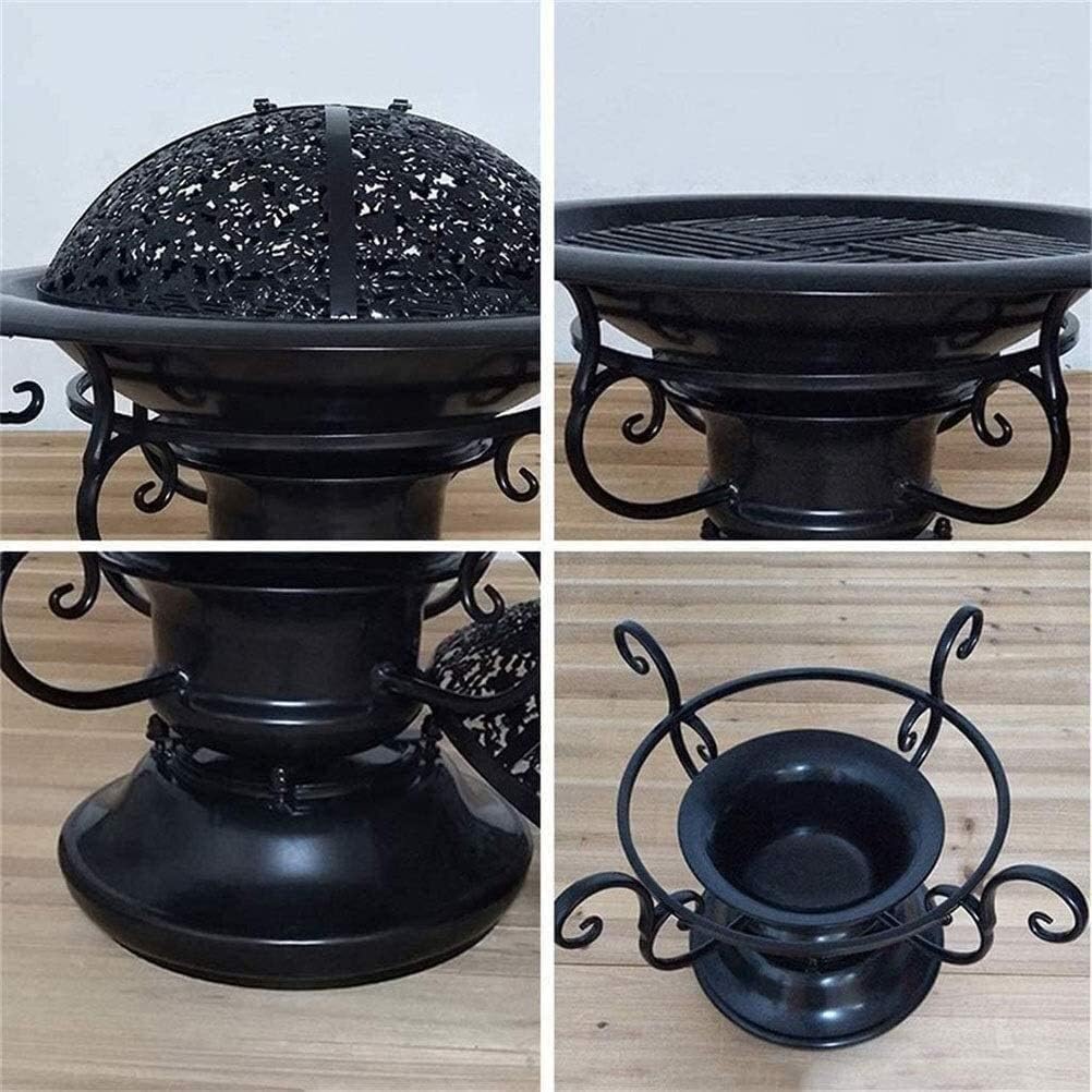Fire Pits Outdoor Wood Burning Outdoor Fire Pits Metal Garden Fire Pit Basket Heater Log Wood Charcoal Burner Brazier Grill Stove
