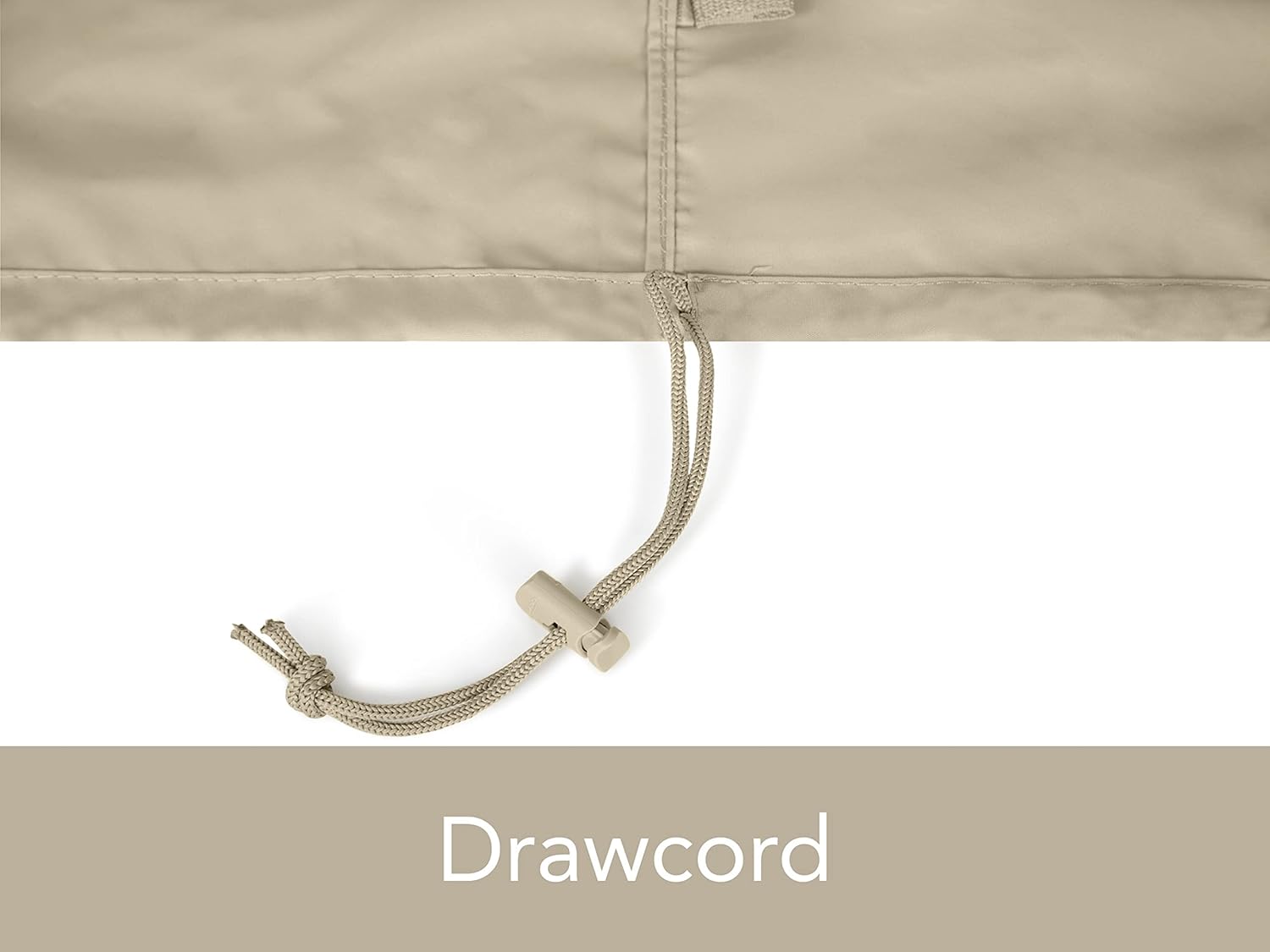 Covermates Elite Rectangular Fire Pit Chair Set Cover – Water-Resistant Outdoor Protection with Durable 300D Polyester, Mesh Air Vents & Adjustable Buckle Straps, Square 138W x 68D x 30H, Khaki