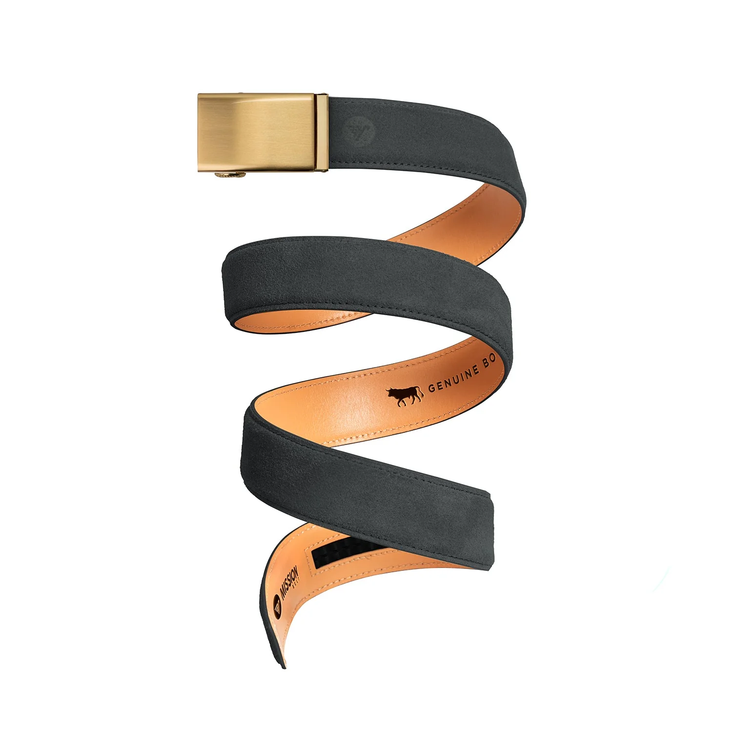 Charcoal Suede Full-Grain