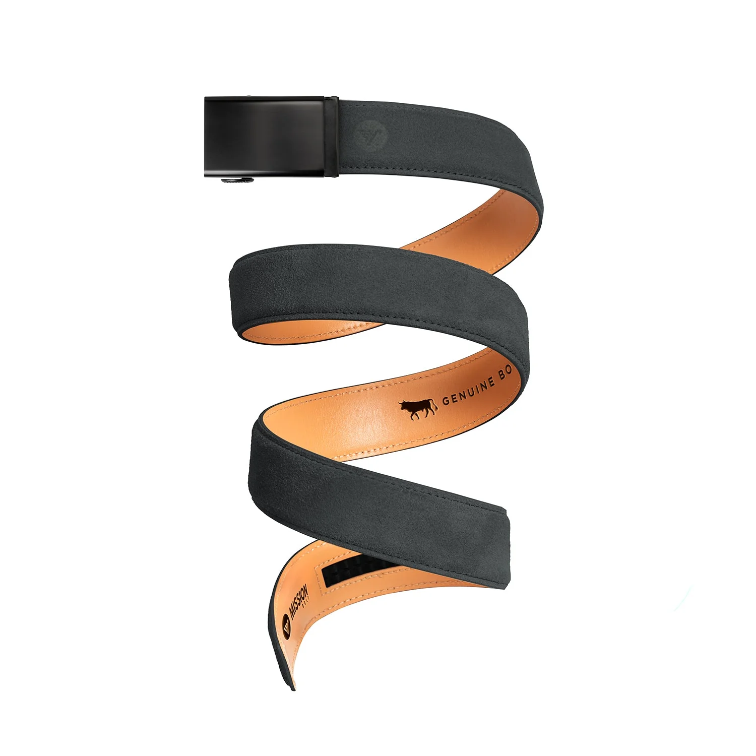 Charcoal Suede Full-Grain