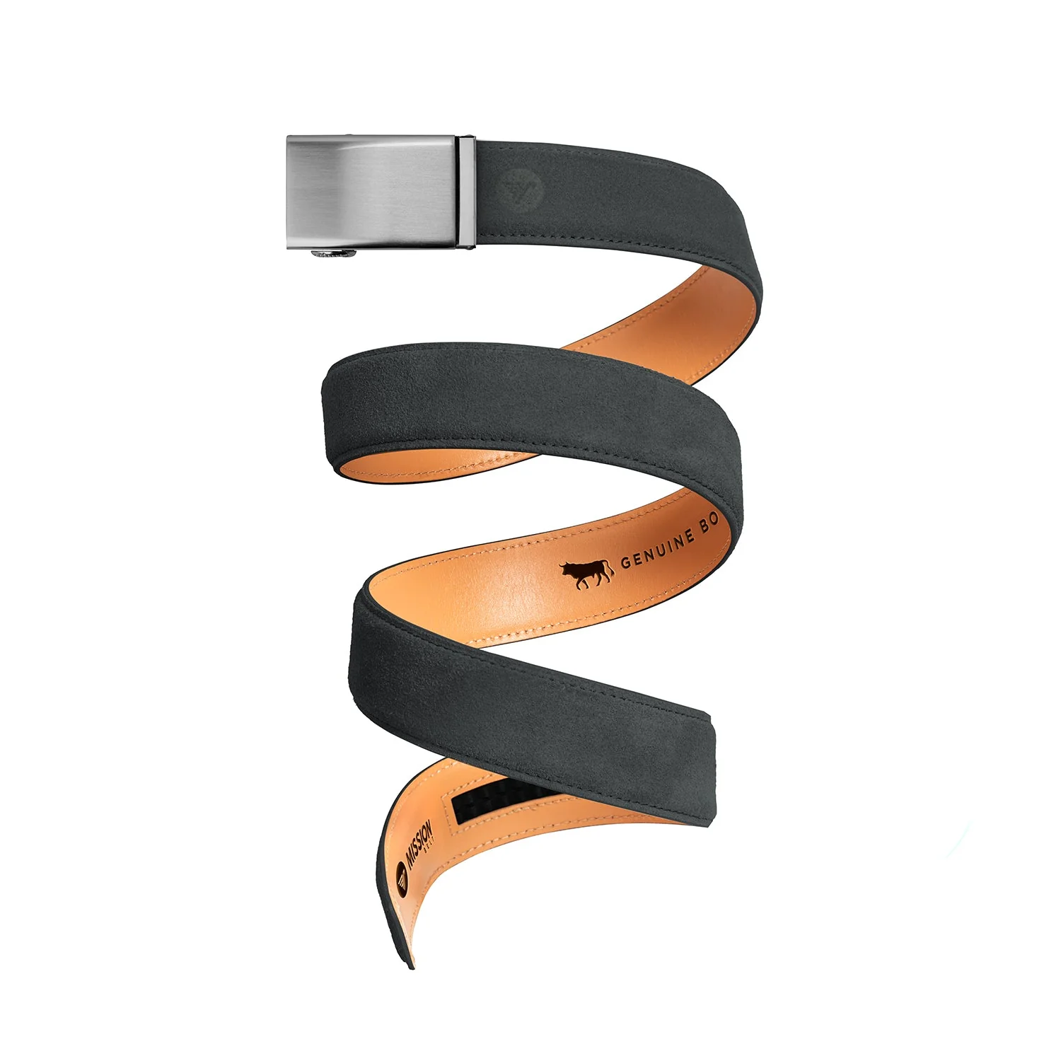 Charcoal Suede Full-Grain