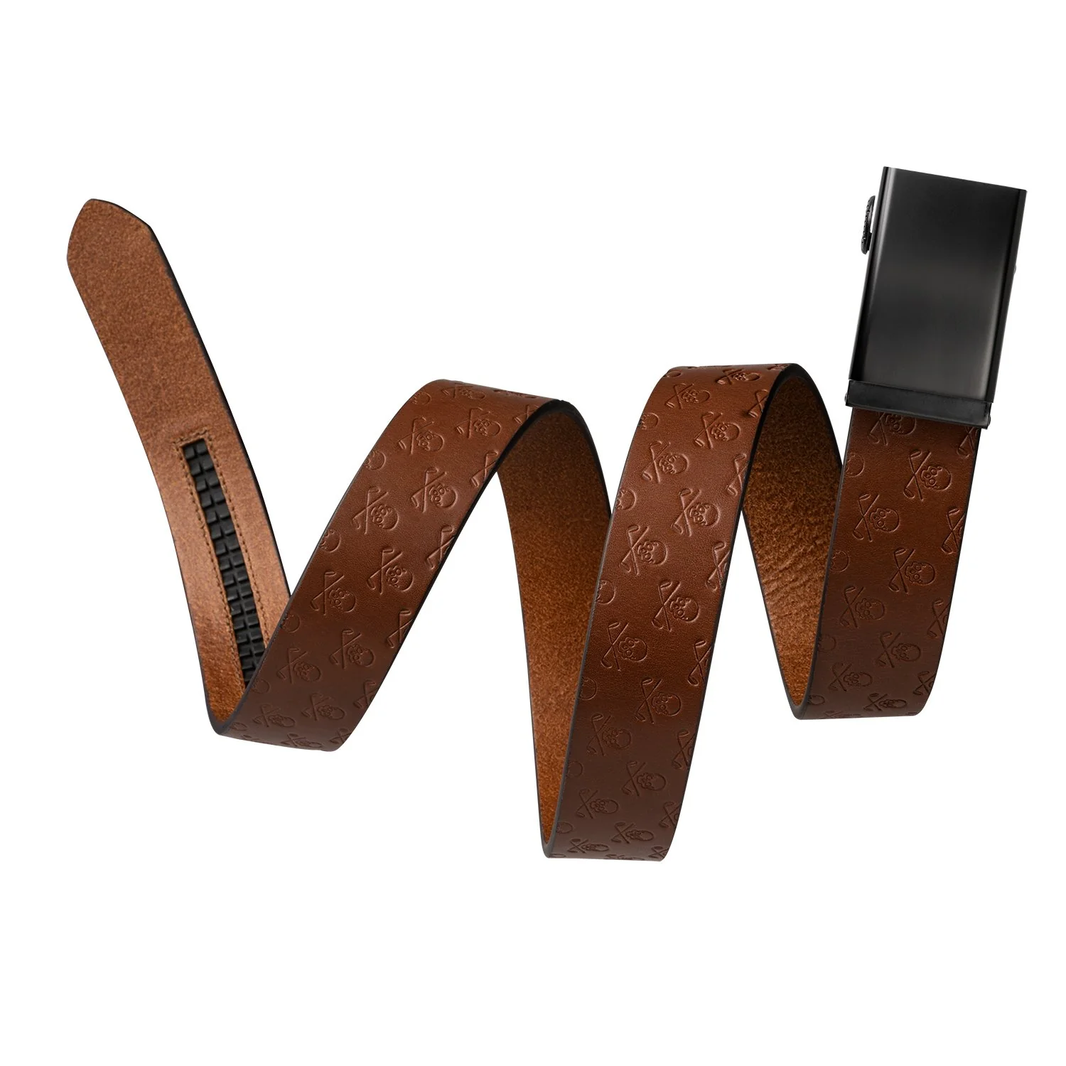 Skull & Clubs Full-Grain