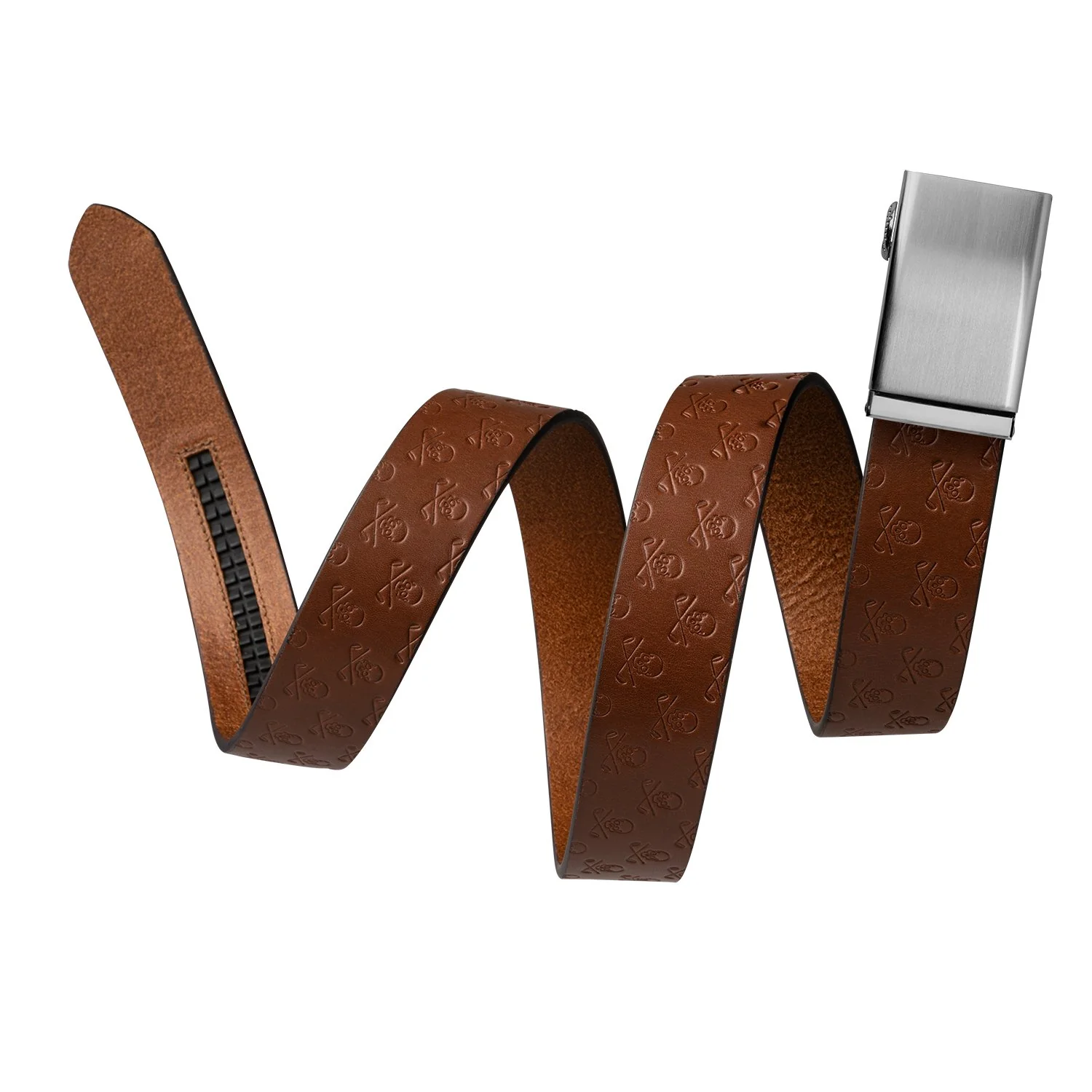 Skull & Clubs Full-Grain