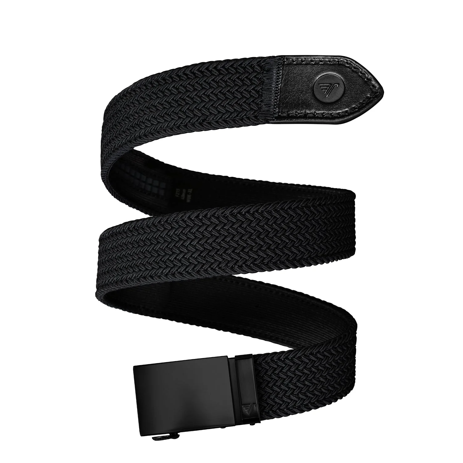 Braided Elastic Belt - Black