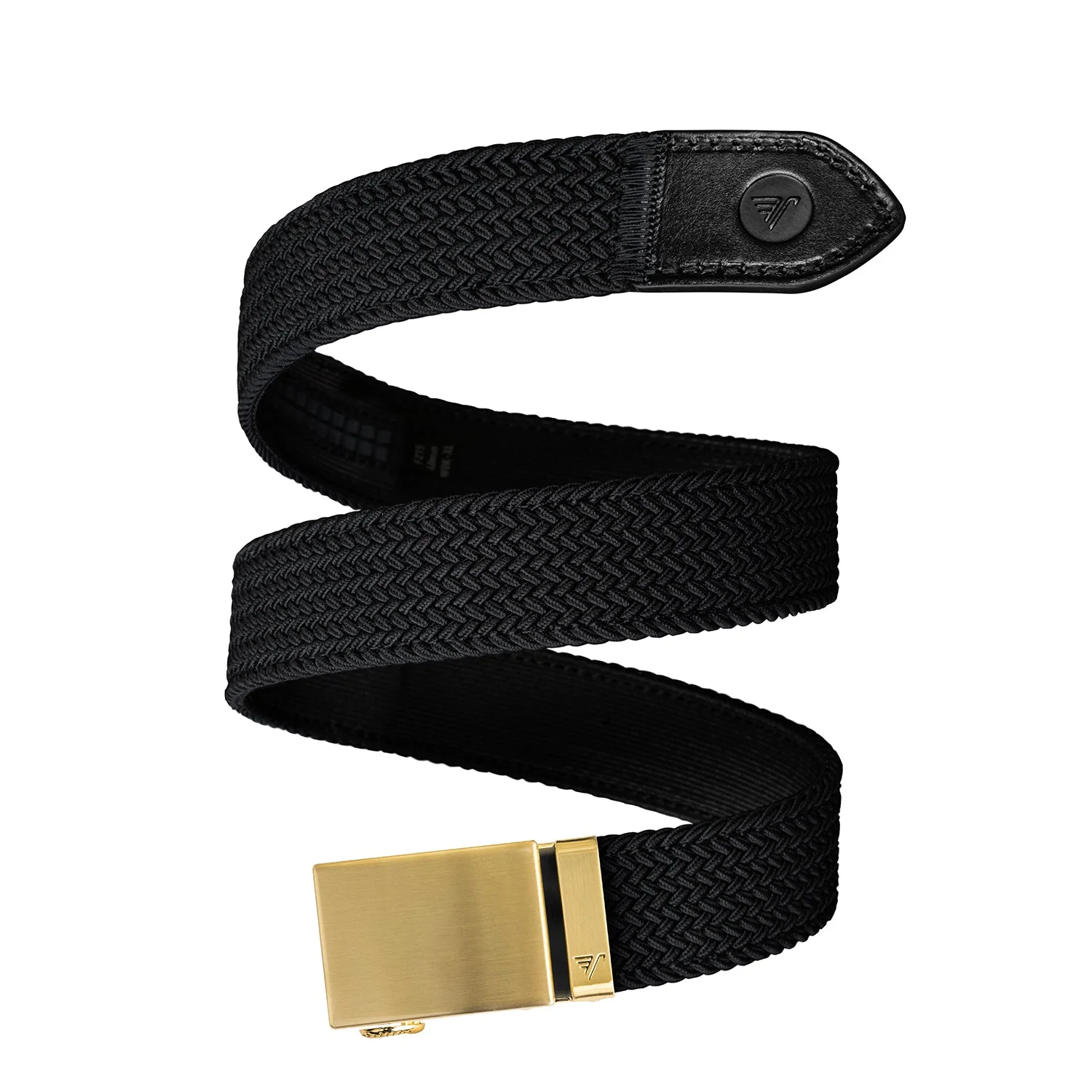 Braided Elastic Belt - Black