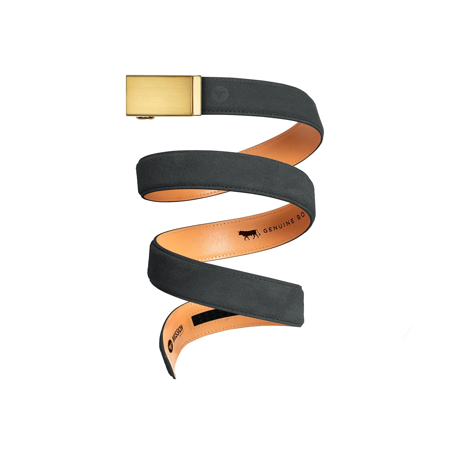 Charcoal Suede Full-Grain