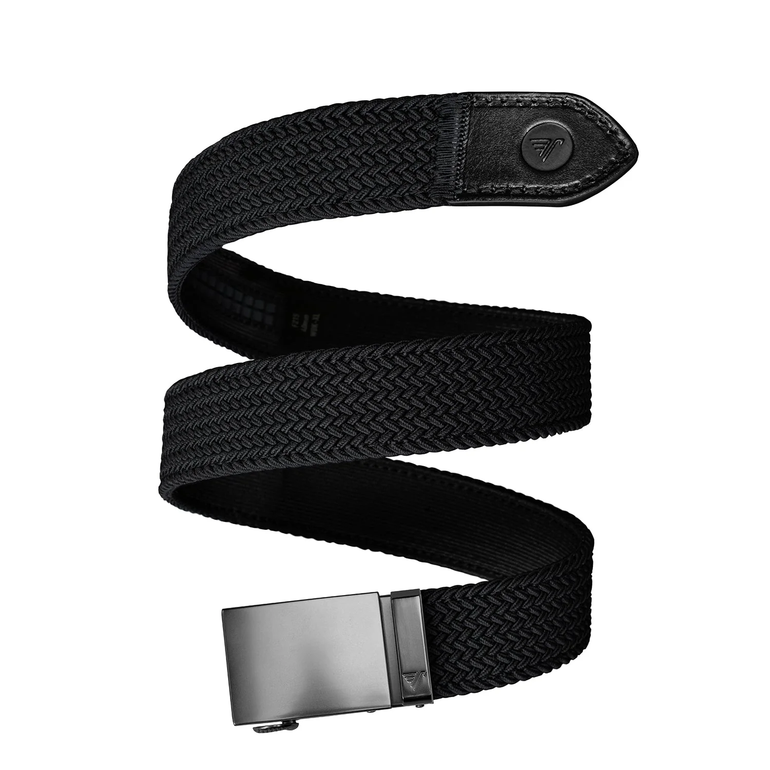 Braided Elastic Belt - Black
