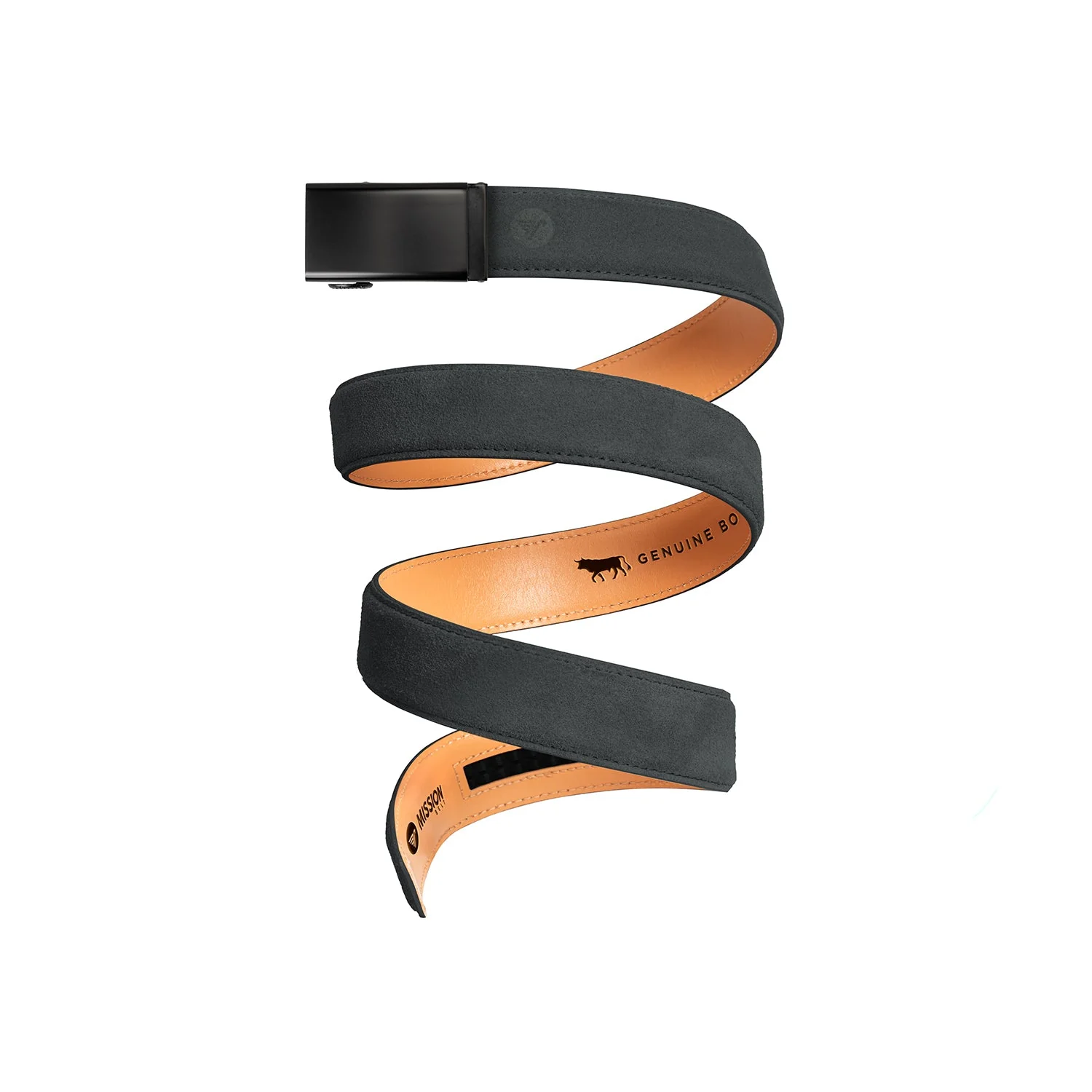 Charcoal Suede Full-Grain