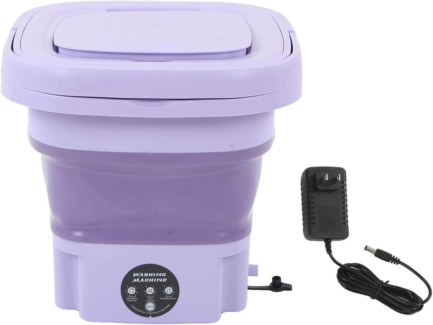 Foldable Mini Washing Machine, Washing Machine Mini Washer for Home 8L 100‑240V (US Plug)