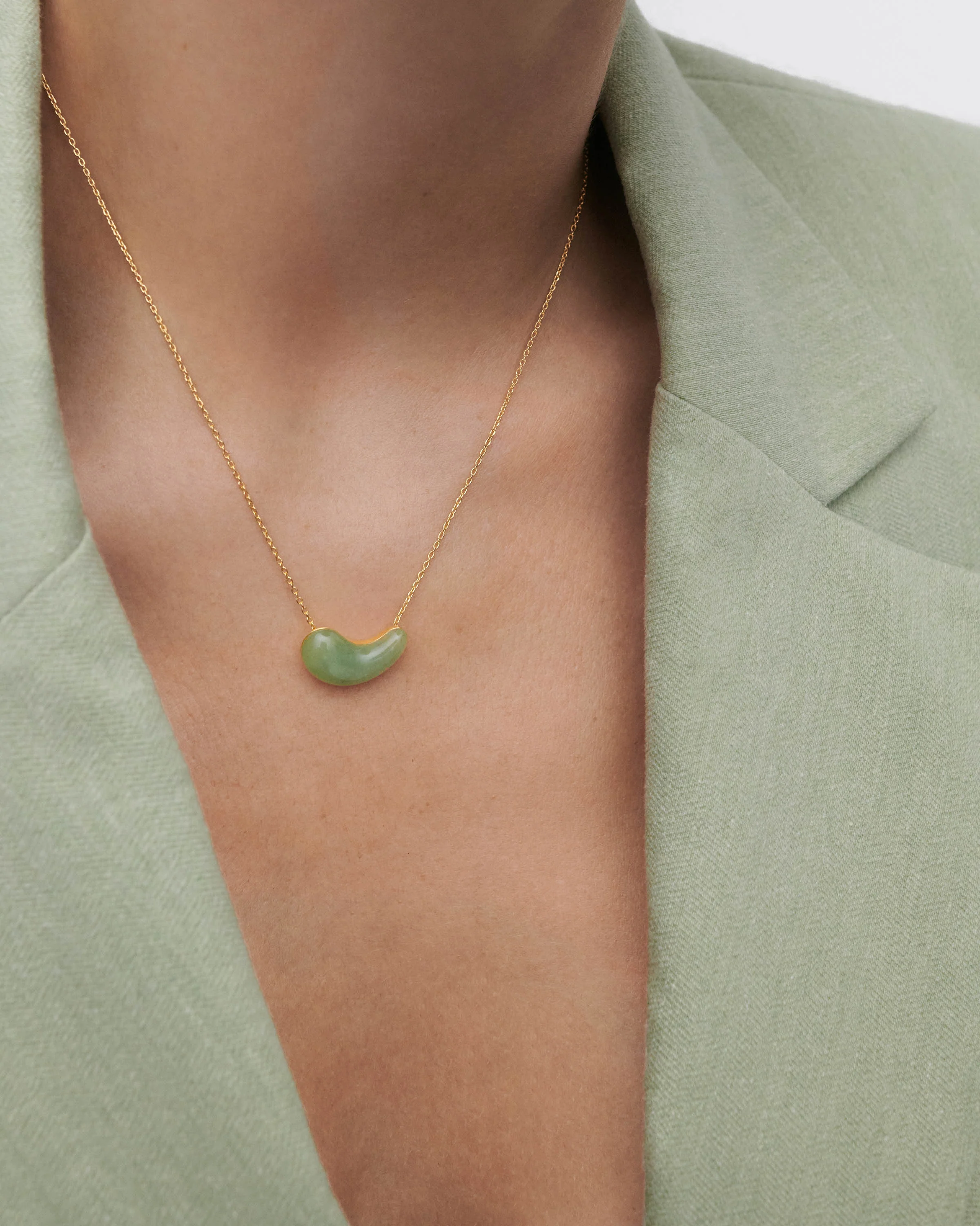 Green aventurine Aura necklace