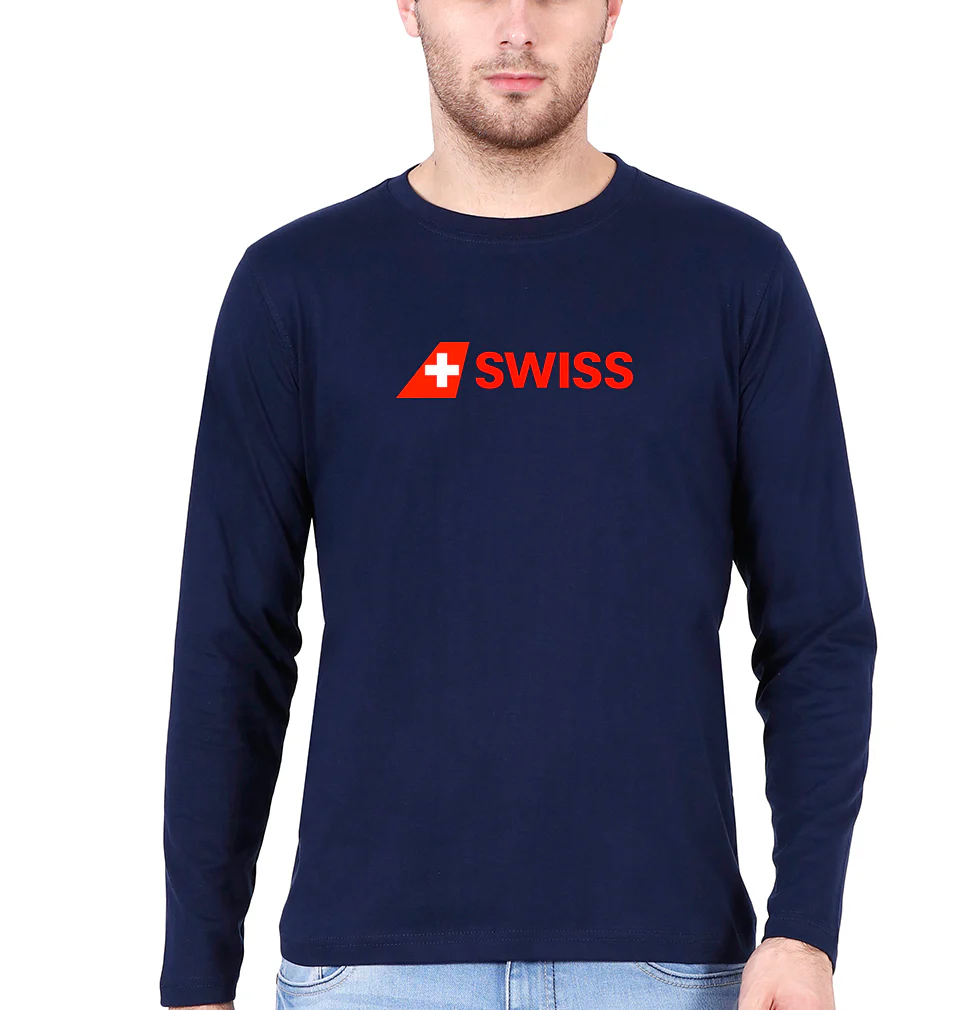 swiss Full Sleeves T-Shirt for Men