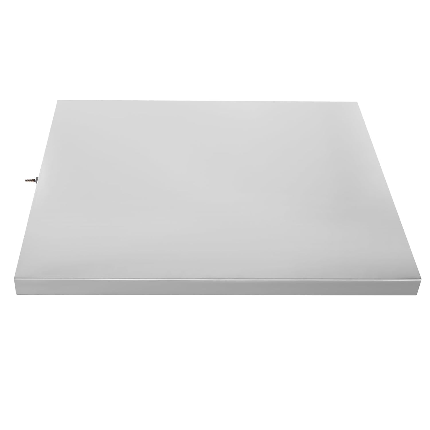 Washing Machine Drain Pan, Stainless Steel Washing Machine Drain Pan, Washing Machine Drain Pan with Drain Holes, 27 x 25 x 1.5 Inches, Suitable for Laundry Room and Kitchen Use