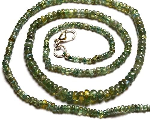 Beads Gemstone 1 Strand Natural Alexandrite Chrysoberyl Smooth 3 to 6MM Rondelle Beads Necklace 18.5 Inch Long Long Code-HIGH-4436