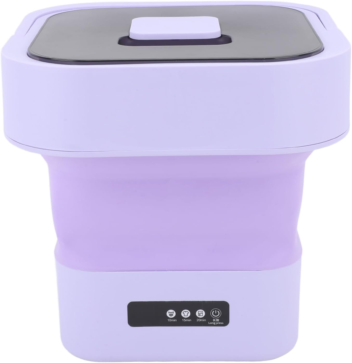 Portable Washing Machine, 100‑240V 10L Mini Washer Foldable Mini Washing Machine Fully Automatic Foldable Washer for Baby Clothes, Underwear or Small Items, Apartment, RV, Home