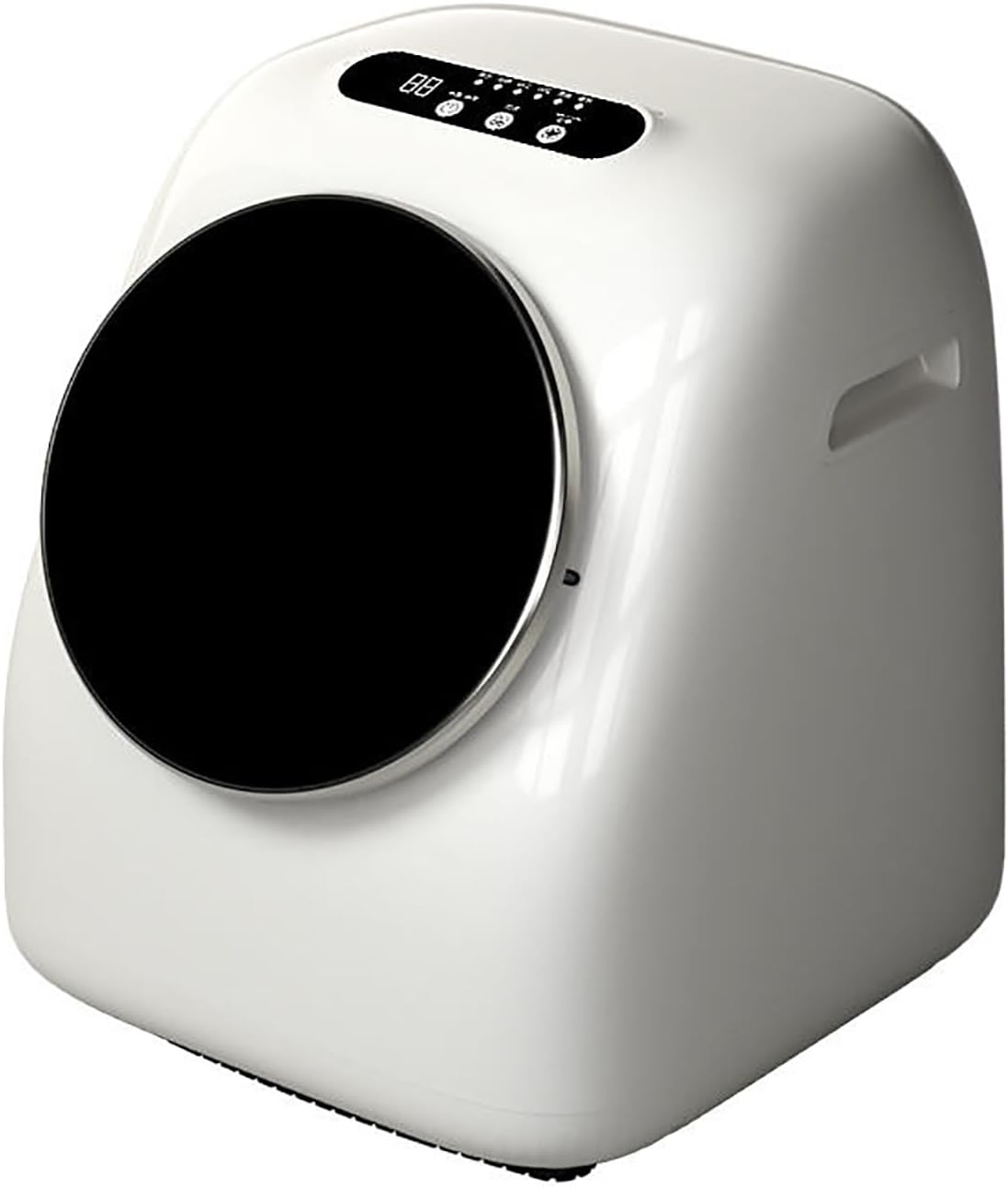 Small Automatic Washing Machine with Spin Dryer, Mini 2L Underwear Washer, Portable Laundry Machine with LED Touch Panel, Stainless Steel Barrel, 7 Washing and Care Modes