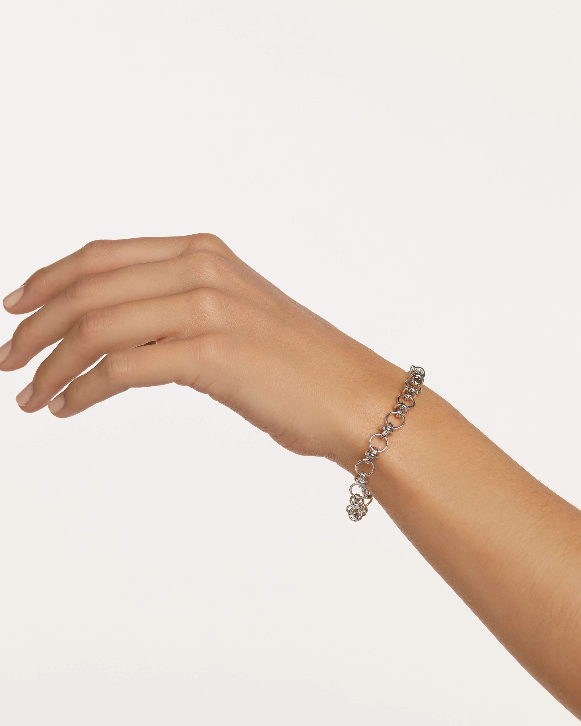Meraki Silver Chain Bracelet