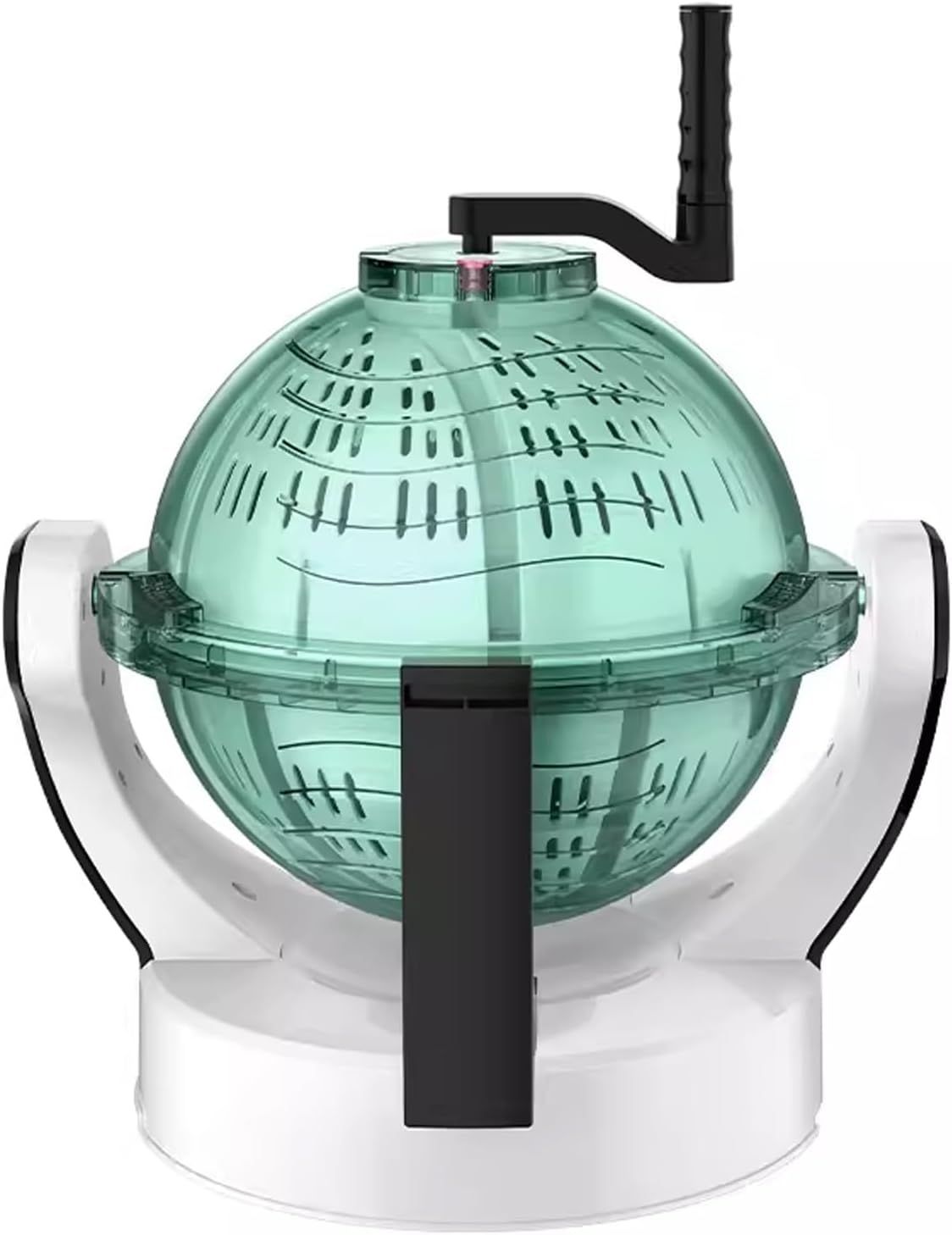 Generic Portable Hand-cranked Manual Clothes Non-electric Washing Machine Manual Washer and Dryer with Revolving Handle, for Camping Apartments RV Dormitory Business Trip(Green)