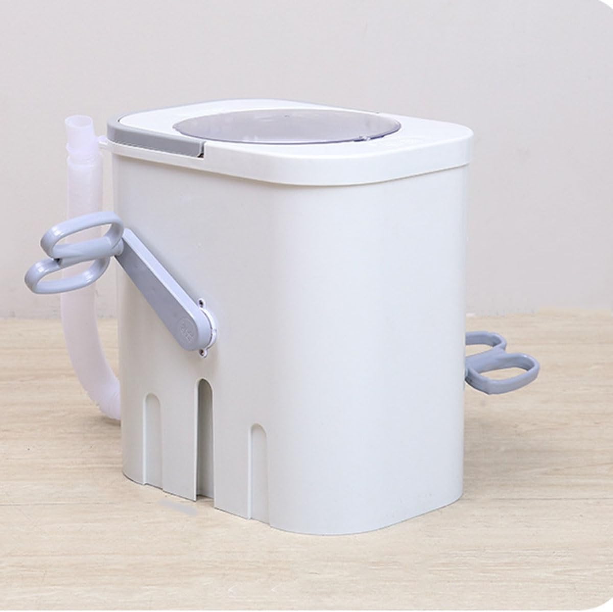 Manual Laundry Machine Small Washer Deep Cleaning 11x15x15in Non Electric Portable Washer For Home Travel College Room RV Apartment