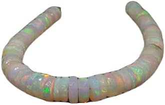 13 inch Strand of Natural gem Ethiopian Opal, 5-7 mm Tyre Faceted Beads for DIY Jewelry Making. | Beads_03840