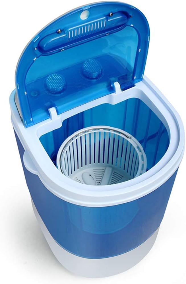 YXCKG Mini Washing Machine with Spin Dryer, Laundry Machine, Adjustable Water Level, Compact Washer with Drain Hose, for Baby, Singles and Student Households, Easy to Use