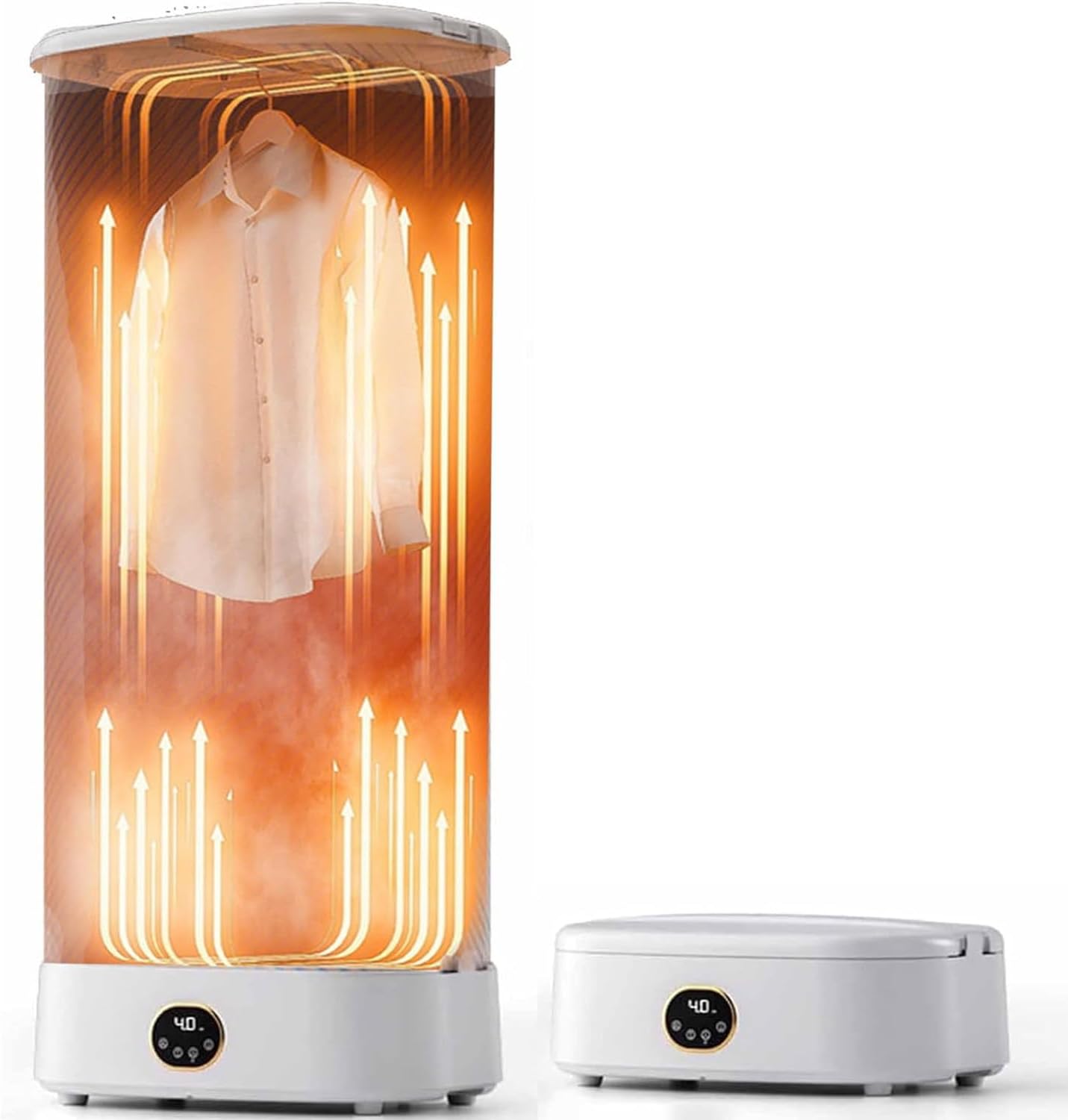 Portable Clothes Dryer,Small Electric Laundry Dryer, Automatic Ironing Machine,Portable Steam Drying Smart Machine,Foldable Mini Drying Machine,Suitable For Apartment,Rv