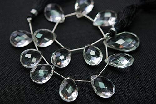 13 inch natural beads strand of 14-18mm faceted rondelle crystal quartz gemstone briolletes beads for DIY jewelry - necklace, bracelet, earring, ring.