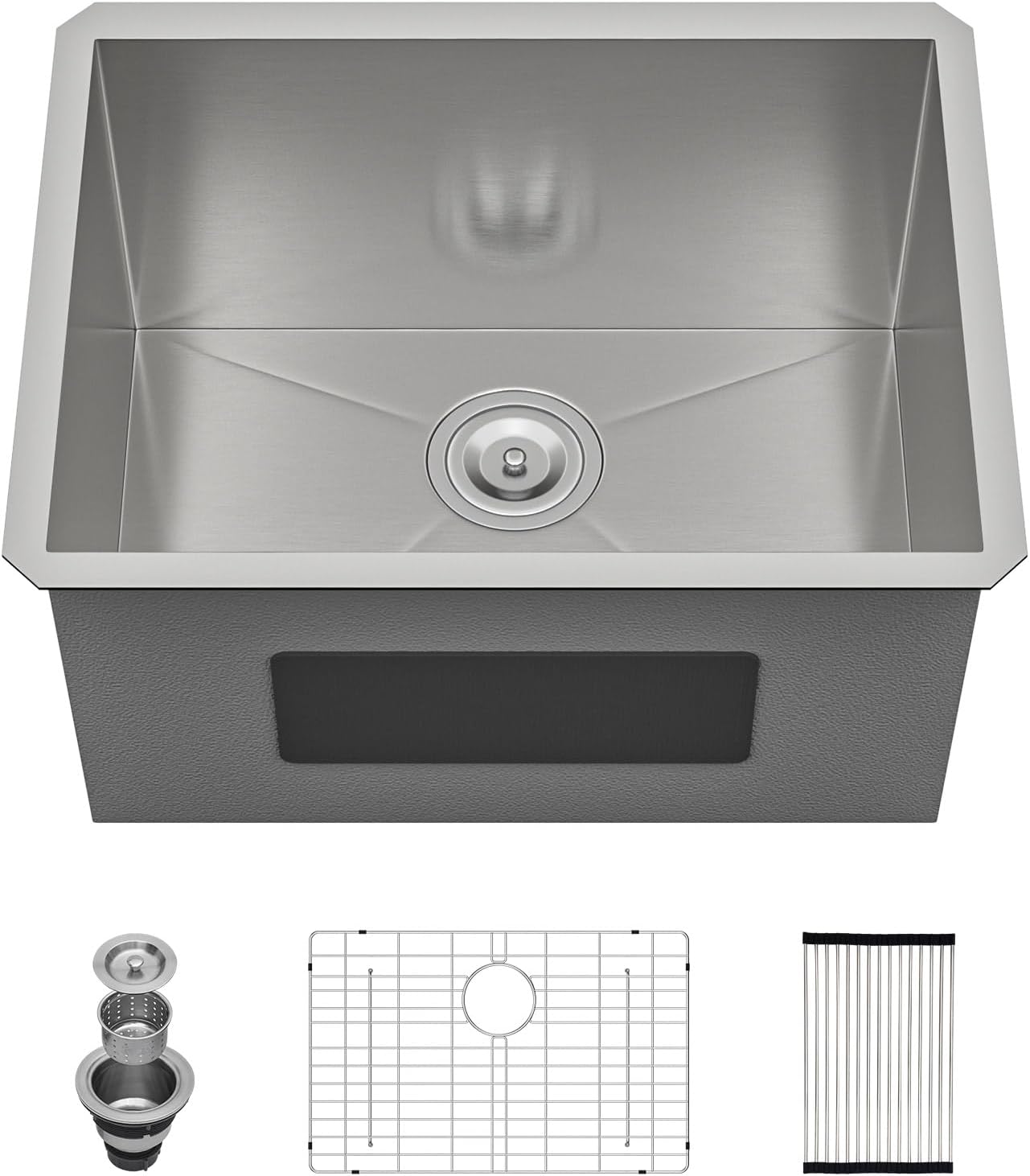 Lordear 23 Laundry Sink Stainless Steel 23